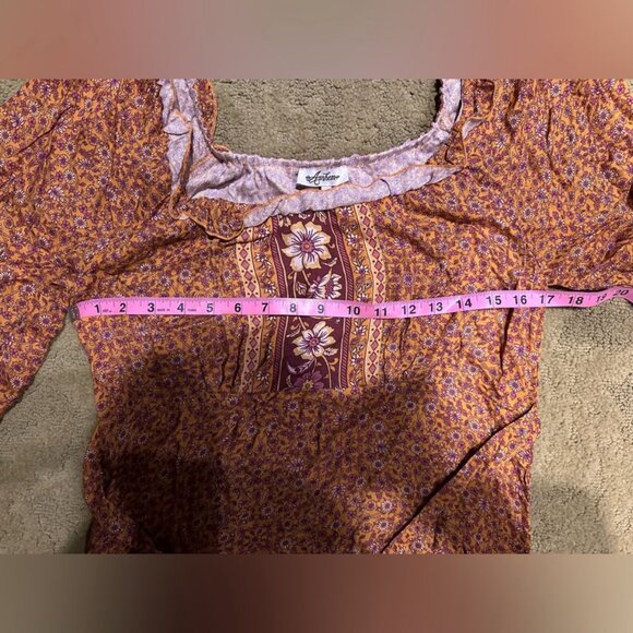 Arnhem, Midi Dress, Esmee, Free People Style, Flowy Dress, Like NEW! BOHO - Picture 5 of 7